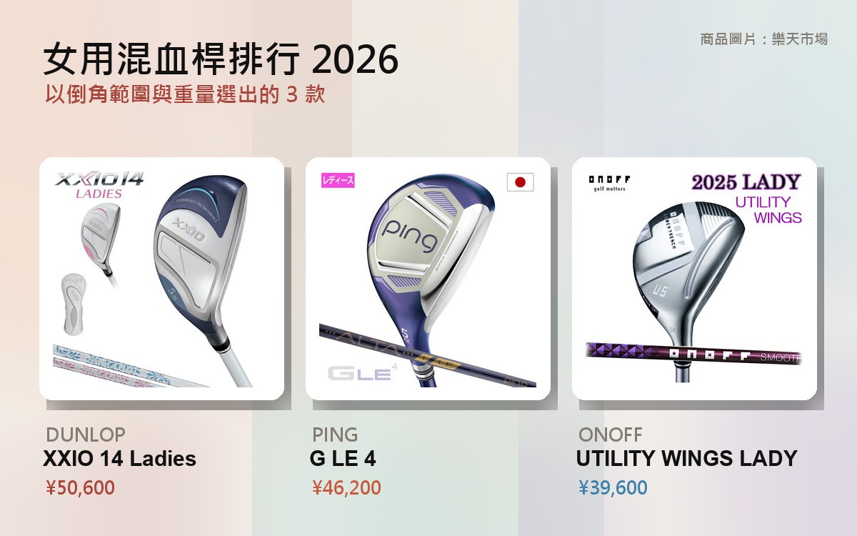 女用混血桿推薦排行 2026 的封面圖