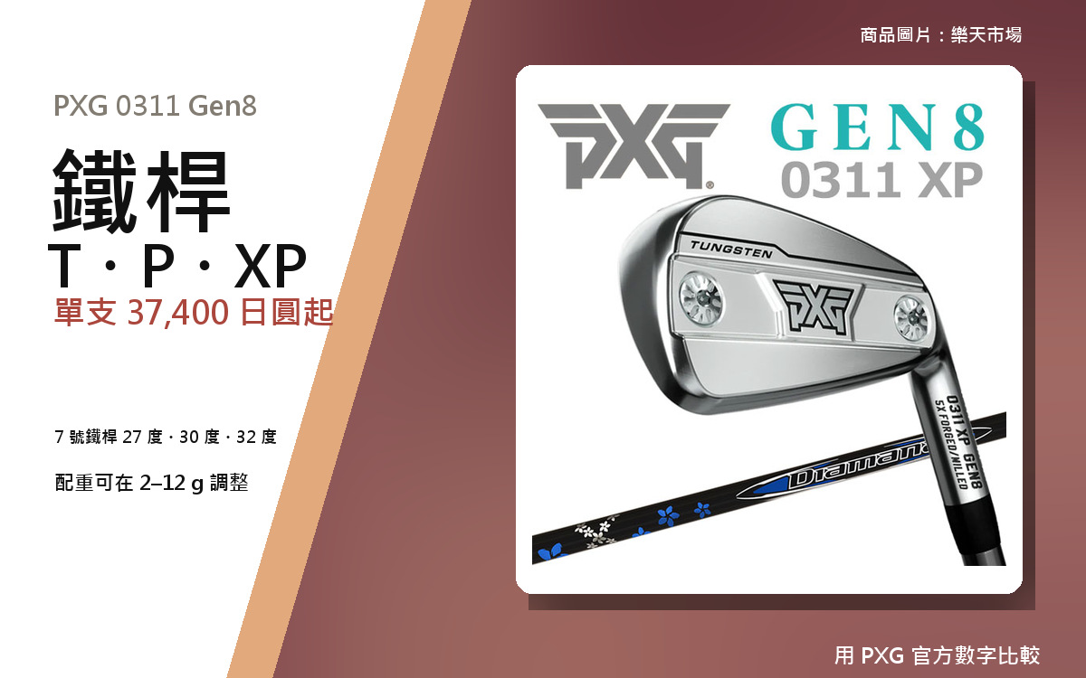 【2026年10月最新版】PXG 0311 Gen8 鐵桿｜發售日、價格、T／P／XP 差在哪