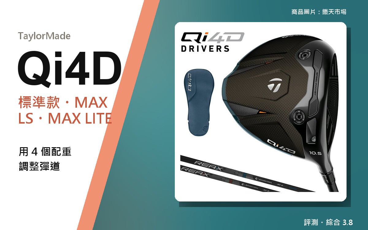 TaylorMade Qi4D 開球木桿